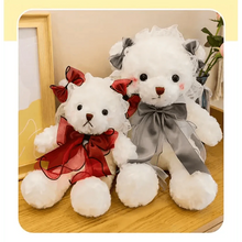 Load image into Gallery viewer, Superior Quality Cute Teddy Bear With Dress Plush Doll Stuffed Animals Kids Toys Room Decor, Christmas,VE Valentine Gifts