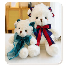 Load image into Gallery viewer, Superior Quality Cute Teddy Bear With Dress Plush Doll Stuffed Animals Kids Toys Room Decor, Christmas,VE Valentine Gifts