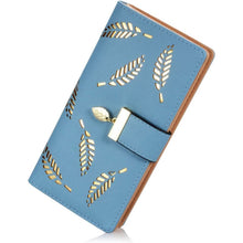 Load image into Gallery viewer, Sweet Cute Women's Long Leaf Bifold Wallet