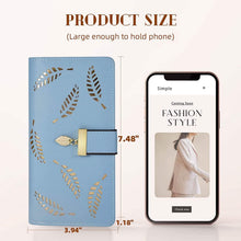 Load image into Gallery viewer, Sweet Cute Women's Long Leaf Bifold Wallet