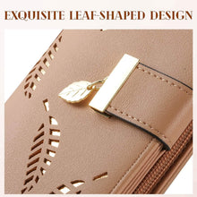 Load image into Gallery viewer, Sweet Cute Women's Long Leaf Bifold Wallet