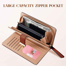 Load image into Gallery viewer, Sweet Cute Women's Long Leaf Bifold Wallet