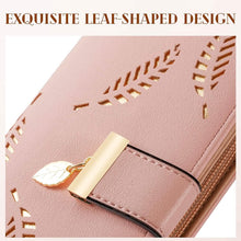 Load image into Gallery viewer, Sweet Cute Women's Long Leaf Bifold Wallet