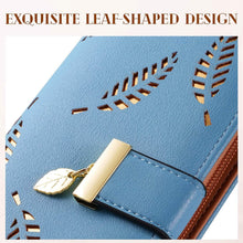 Load image into Gallery viewer, Sweet Cute Women's Long Leaf Bifold Wallet