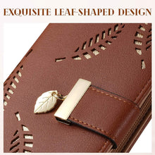 Load image into Gallery viewer, Sweet Cute Women's Long Leaf Bifold Wallet
