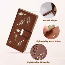 Load image into Gallery viewer, Sweet Cute Women's Long Leaf Bifold Wallet