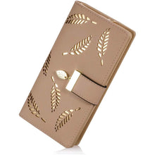 Load image into Gallery viewer, Sweet Cute Women's Long Leaf Bifold Wallet
