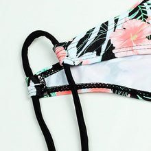 Load image into Gallery viewer, Swimwear Woman Swimsuit Bikini New Push Up Bikini Set Bathing Suit Women's Bikini Swimsuits Floral Printed Bathing Suits For Women 2 Piece Bikini Women Floral Print Beachwear Two Piece Suit