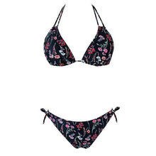Load image into Gallery viewer, Swimwear Woman Swimsuit Bikini New Push Up Bikini Set Bathing Suit Women's Bikini Swimsuits Floral Printed Bathing Suits For Women 2 Piece Bikini Women Floral Print Beachwear Two Piece Suit