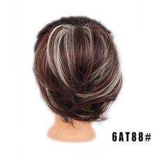 Load image into Gallery viewer, Synthetic Messy Bun Scrunchie Chignon With Elastic Hair Bands Donut Straight Ponytail Hair Pieces For Women Hair Extensions Clip in Hair Extension For Volumized Hair Buns For Girls