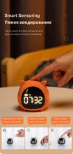 Load image into Gallery viewer, Table Clock Cute Alarm Clock Cute Toddler Alarm Clock Dimming Sleep Training Clock with Night Light Kids Wake Up Clock USB Rechargeable Easy Setting Kids Bedside Kids Night Wake Up Light Multi Function Alarm Clock for For Child Children Home Decoration