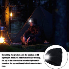Load image into Gallery viewer, TANGCISON LED Lighted Beanie Hat