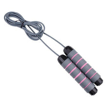 Load image into Gallery viewer, Tangle-Free Rapid Speed Jumping Rope Cable With Ball Bearings Steel Skipping Rope Adjustable Rapid Speed Jumping Ropes Cable Foam Handles Steel Jump Ropes For Gym Fitness Home Exercise