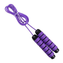 Load image into Gallery viewer, Tangle-Free Rapid Speed Jumping Rope Cable With Ball Bearings Steel Skipping Rope Adjustable Rapid Speed Jumping Ropes Cable Foam Handles Steel Jump Ropes For Gym Fitness Home Exercise