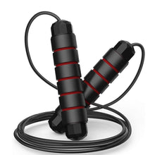 Load image into Gallery viewer, Tangle-Free Rapid Speed Jumping Rope Cable With Ball Bearings Steel Skipping Rope Adjustable Rapid Speed Jumping Ropes Cable Foam Handles Steel Jump Ropes For Gym Fitness Home Exercise