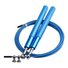 Load image into Gallery viewer, Tangle-Free Rapid Speed Jumping Rope Cable With Ball Bearings Steel Skipping Rope Adjustable Rapid Speed Jumping Ropes Cable Foam Handles Steel Jump Ropes For Gym Fitness Home Exercise