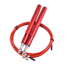 Load image into Gallery viewer, Tangle-Free Rapid Speed Jumping Rope Cable With Ball Bearings Steel Skipping Rope Adjustable Rapid Speed Jumping Ropes Cable Foam Handles Steel Jump Ropes For Gym Fitness Home Exercise