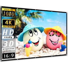 Load image into Gallery viewer, Taotique 4K Movie Projector Screen 16:9 HD Foldable and Portable
