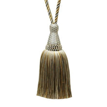 Load image into Gallery viewer, Tassels Curtain Tieback Gold Hanging Ball Braid Rope Holdback Window Drape Room Accessories Curtains Holder Buckle Strap European Style High-Grade Curtains Tieback Rope Tassel Holdbacks