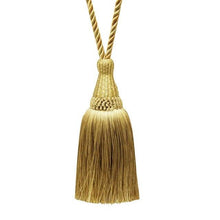 Load image into Gallery viewer, Tassels Curtain Tieback Gold Hanging Ball Braid Rope Holdback Window Drape Room Accessories Curtains Holder Buckle Strap European Style High-Grade Curtains Tieback Rope Tassel Holdbacks