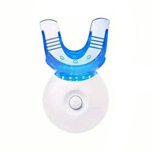 Load image into Gallery viewer, Teeth Whitening Gel Kit with 6 Teeth Cleaning Gel + 2 Dental Trays + Cleaning Led Light