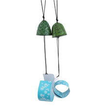 Load image into Gallery viewer, Temple Bell Pendant Lucky Wind Chimes Japanese Lucky Feng Shui Small Wind Chime Sound Clapper Home Garden Outdoor Decor Gift Cast Iron Outdoor For Good Luck Home Garden Patio Hanging Decoration Gift