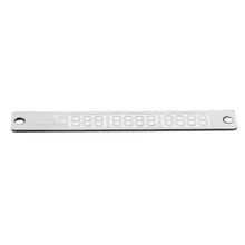 Load image into Gallery viewer, Temporary Car Parking Card Telephone Number Card Notification Car Phone Holder with Car Temporary Parking Phone Numbers Card, Universal Car Dashboard Windscreen Phone Stand Bracket Night Light Sucker Plate Car Styling Phone Number Card