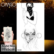 Load image into Gallery viewer, Temporary Tattoos Seahorse Dolphin Sticker Watercolor Custom Body Tattoo For Children Women