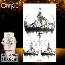 Load image into Gallery viewer, Temporary Tattoos Seahorse Dolphin Sticker Watercolor Custom Body Tattoo For Children Women