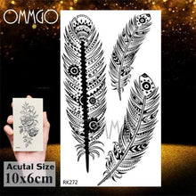 Load image into Gallery viewer, Temporary Tattoos Seahorse Dolphin Sticker Watercolor Custom Body Tattoo For Children Women