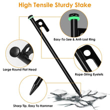 Load image into Gallery viewer, Tent Stakes Camping Hammer Set