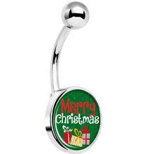 Load image into Gallery viewer, Merry Christmas Presents Belly Ring