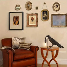 Load image into Gallery viewer, The Gothic Crow USB Port Lamp