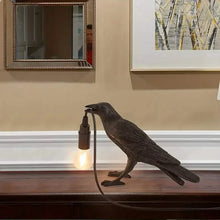 Load image into Gallery viewer, The Gothic Crow USB Port Lamp