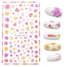 Load image into Gallery viewer, The New 3D Nail Sticker Cool English Letter stickers for nail Foil Love Heart Design Fashion Manicure Stickers Girls Manicure Decoration Nail Art Supplies 3D Self-Adhesive Nail Decals Designer Nail Stickers for Acrylic Nails