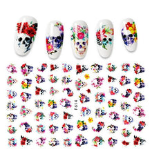 Load image into Gallery viewer, The New 3D Nail Sticker Cool English Letter stickers for nail Foil Love Heart Design Fashion Manicure Stickers Girls Manicure Decoration Nail Art Supplies 3D Self-Adhesive Nail Decals Designer Nail Stickers for Acrylic Nails