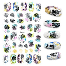 Load image into Gallery viewer, The New 3D Nail Sticker Cool English Letter stickers for nail Foil Love Heart Design Fashion Manicure Stickers Girls Manicure Decoration Nail Art Supplies 3D Self-Adhesive Nail Decals Designer Nail Stickers for Acrylic Nails
