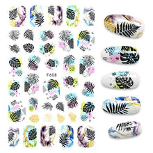 Load image into Gallery viewer, The New 3D Nail Sticker Cool English Letter stickers for nail Foil Love Heart Design Nails Accessories Fashion Manicure Sticker Stickers Girls Manicure Decoration Nail Art Supplies 3D Self-Adhesive Nail Decals Designer Nail Stickers for Acrylic Nails