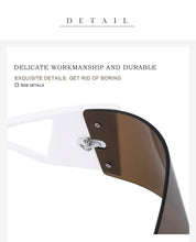 Load image into Gallery viewer, The New Sports Polarized Sunglasses UV400 Outdoor Cycling Glasses Sunglasses For Women & Men New Blue Frame Rimless Rectangle Shape Sun Glasses For Unisex Design New Mirrored Wind Proof Sport Eyeglasses For Sunglasses