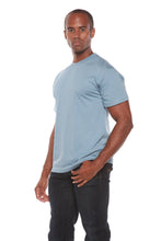 Load image into Gallery viewer, Men's Bamboo Viscose/Organic Cotton Short Sleeve Contrast Stitch T-Shirt