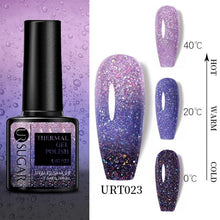 Load image into Gallery viewer, Thermal Shiny Nail Polish Change Color Effect Gel UV Semi Permanent Stylish Three Layer Effect For Womens