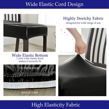 Load image into Gallery viewer, Thick Velvet Seat Cover Chair Slipcovers For Dining Room Chair Protector Chair Cover Elastic Solid Stretch Chair Cover Dining Room Chair Seat Covers Stretch Chair Seat Cushion Slipcovers Furniture Protector