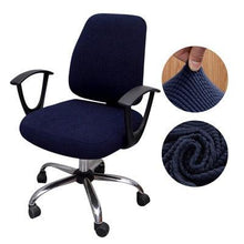 Load image into Gallery viewer, Thicken Solid Office Computer Chair Cover Spandex Split Seat Cover Universal Office Anti-dust Armchair Cover Protective & Stretchable Universal Chair Covers Stretch Rotating Chair Slipcover