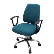 Load image into Gallery viewer, Thicken Solid Office Computer Chair Cover Spandex Split Seat Cover Universal Office Anti-dust Armchair Cover Protective & Stretchable Universal Chair Covers Stretch Rotating Chair Slipcover