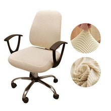 Load image into Gallery viewer, Thicken Solid Office Computer Chair Cover Spandex Split Seat Cover Universal Office Anti-dust Armchair Cover Protective & Stretchable Universal Chair Covers Stretch Rotating Chair Slipcover