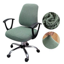 Load image into Gallery viewer, Thicken Solid Office Computer Chair Cover Spandex Split Seat Cover Universal Office Anti-dust Armchair Cover Protective & Stretchable Universal Chair Covers Stretch Rotating Chair Slipcover