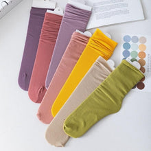 Load image into Gallery viewer, Thin Socks 31 Solid Colors Second Generation Premium Quality Socks From Breathable Cotton Classic Summer Spring Canvas Shoes Footwear Cute Unisex Socks For Men And Women