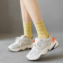 Load image into Gallery viewer, Thin Socks 31 Solid Colors Second Generation Premium Quality Socks From Breathable Cotton Classic Summer Spring Canvas Shoes Footwear Cute Unisex Socks For Men And Women