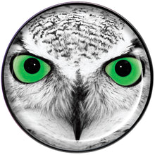 Load image into Gallery viewer, Black White Owl Black Barbell Tongue Ring