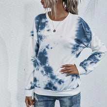 Load image into Gallery viewer, Tie Dye Round Neck Sweatshirt
